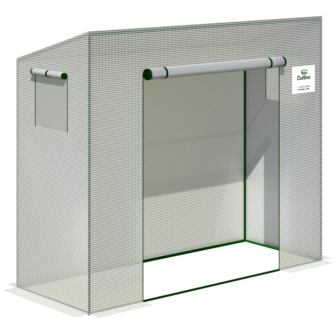 SZKLARNIA NA POMIDORY 200x77 WHITE (003236)