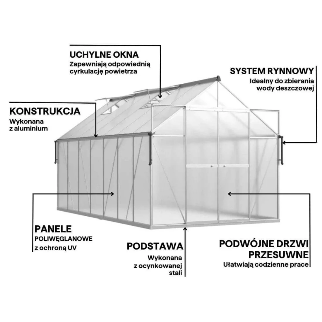 SZKLARNIA POLIWĘGLAN 244x429 SILVER NEW (007440) - obrazek 7
