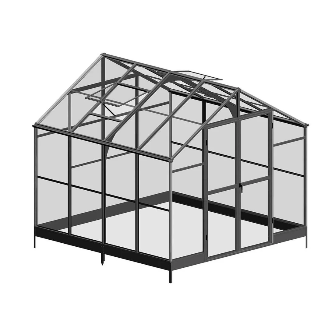 SZKLARNIA SOLID PC 278x278 BLACK (007281) - obrazek 16