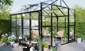 SZKLARNIA SOLID PC 278x278 BLACK (007281)