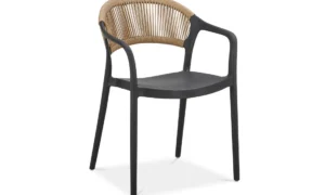 TESSA KRZESŁO BLACK/BEIGE (008842)