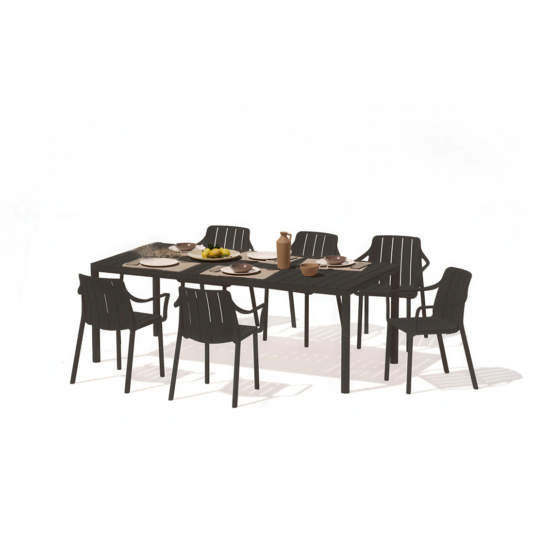 TIBERINA/TEVERE 147-211 6+1 ZESTAW ANTRACITE (007848)