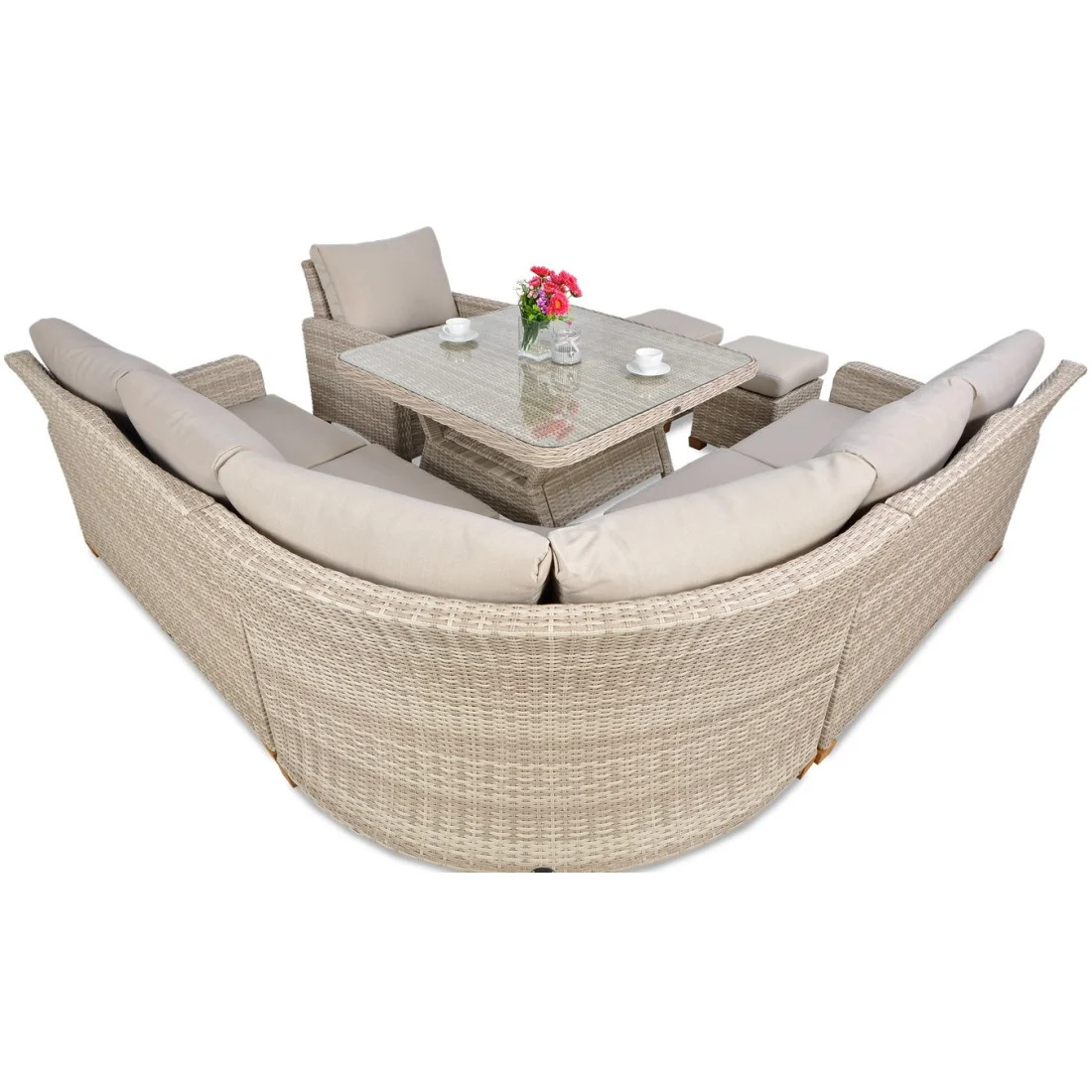 TOLEDO DINING NAROŻNIK BEIGE (002675) - obrazek 8