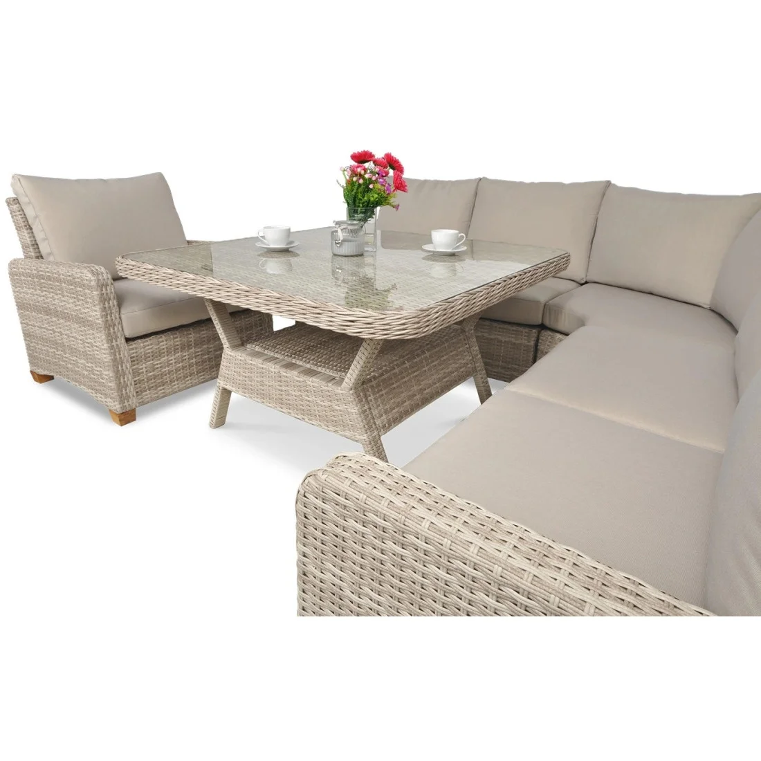 TOLEDO DINING NAROŻNIK BEIGE (002675) - obrazek 5