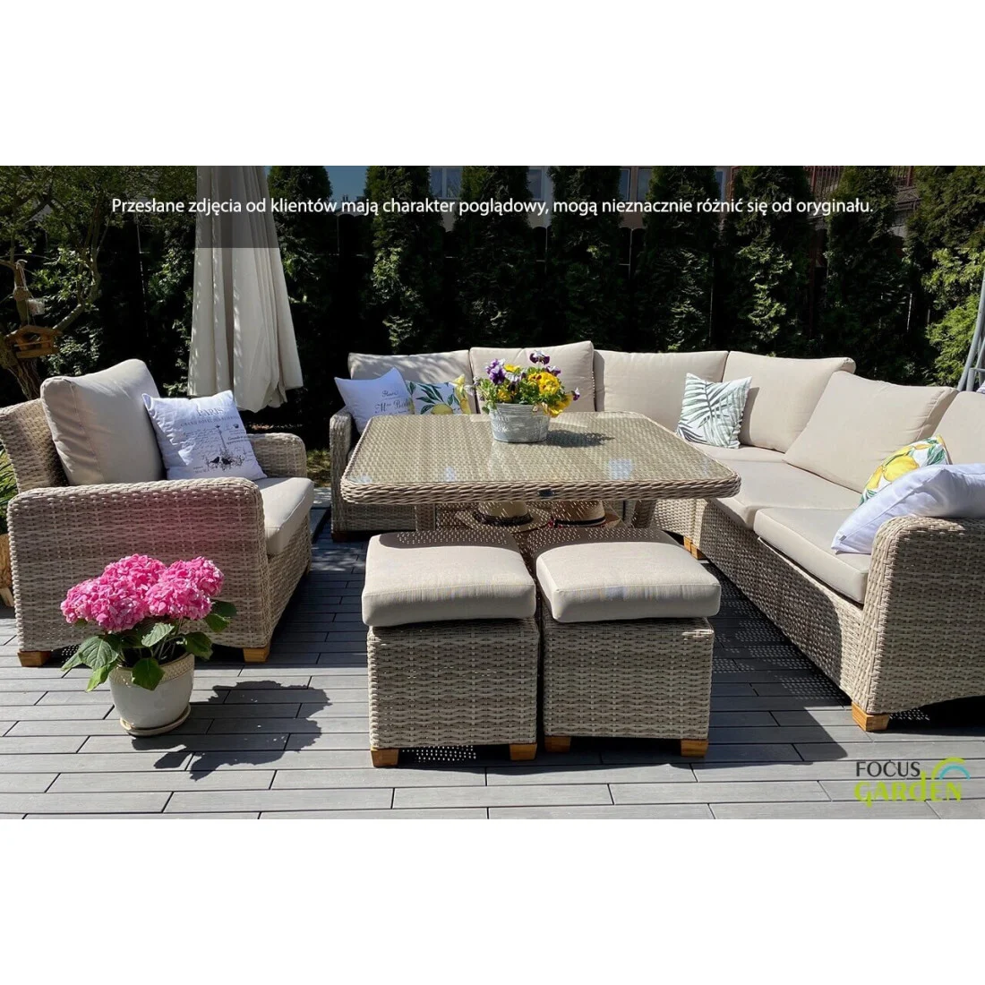 TOLEDO DINING NAROŻNIK BEIGE (002675) - obrazek 16