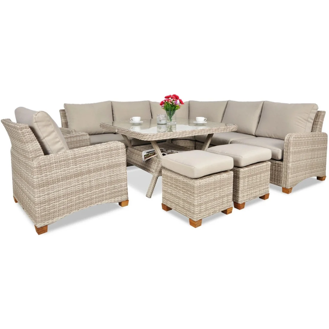 TOLEDO DINING NAROŻNIK BEIGE (002675) - obrazek 3