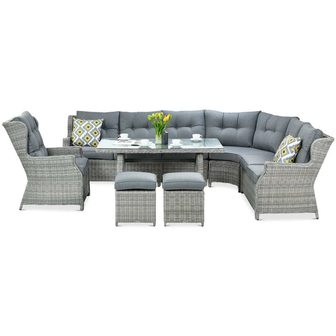 TRIVENTO DINING NAROŻNIK STONE GREY (002639) - obrazek 5