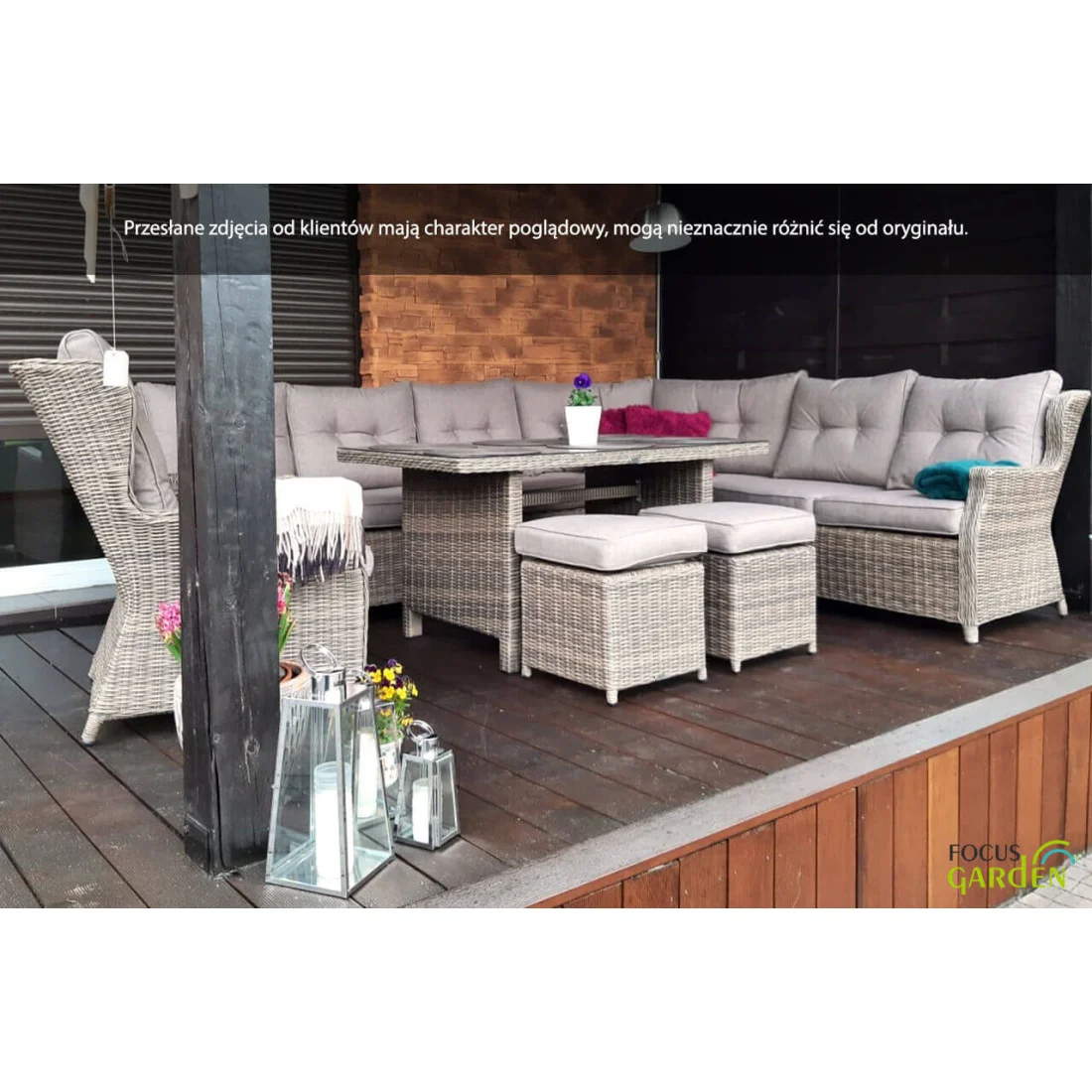 TRIVENTO DINING NAROŻNIK WHITE GREY (002638) - obrazek 12