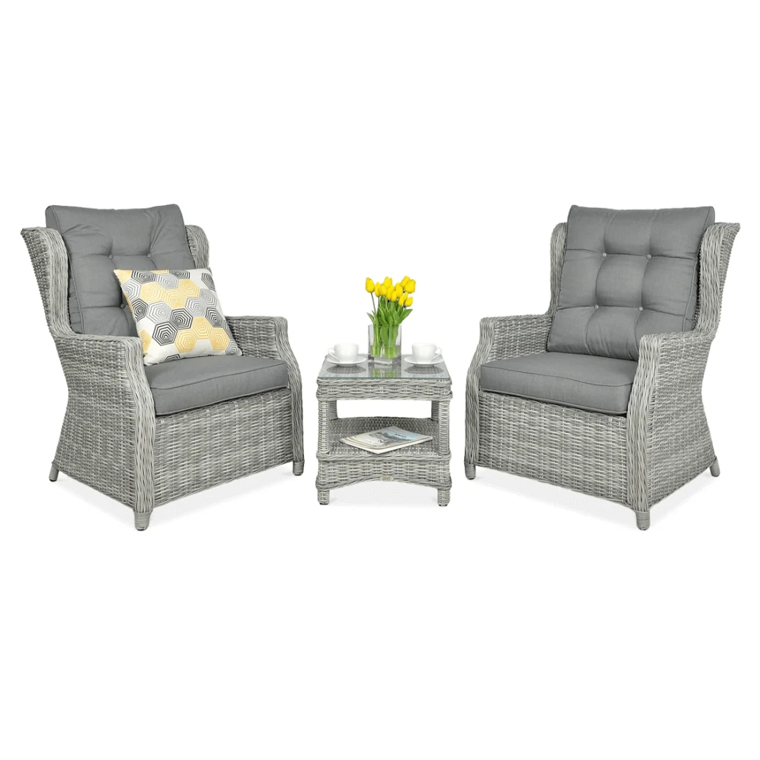 TRIVENTO DUO ZESTAW STONE GREY (002628)