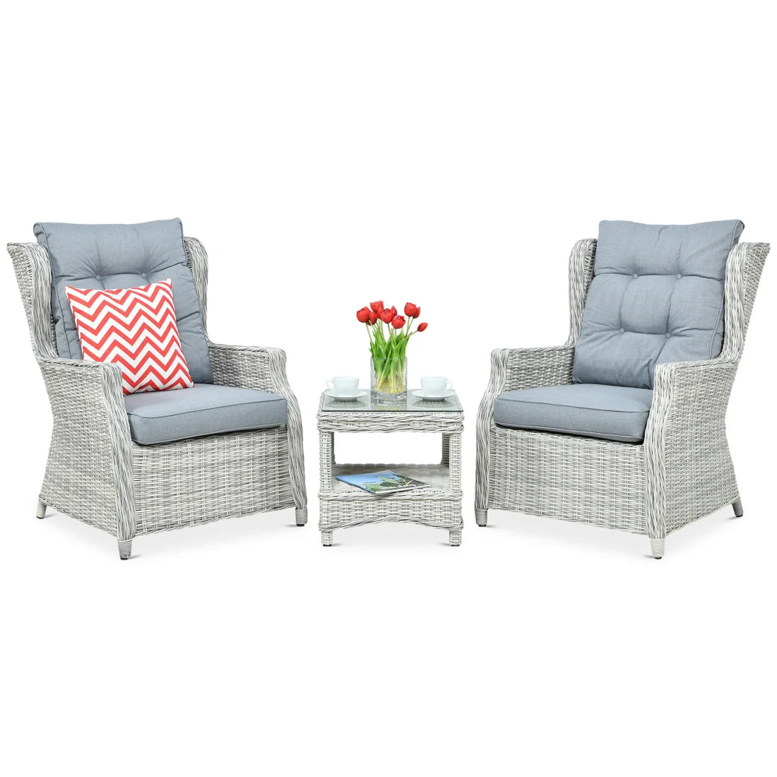 TRIVENTO DUO ZESTAW WHITE GREY (002629) - obrazek 3