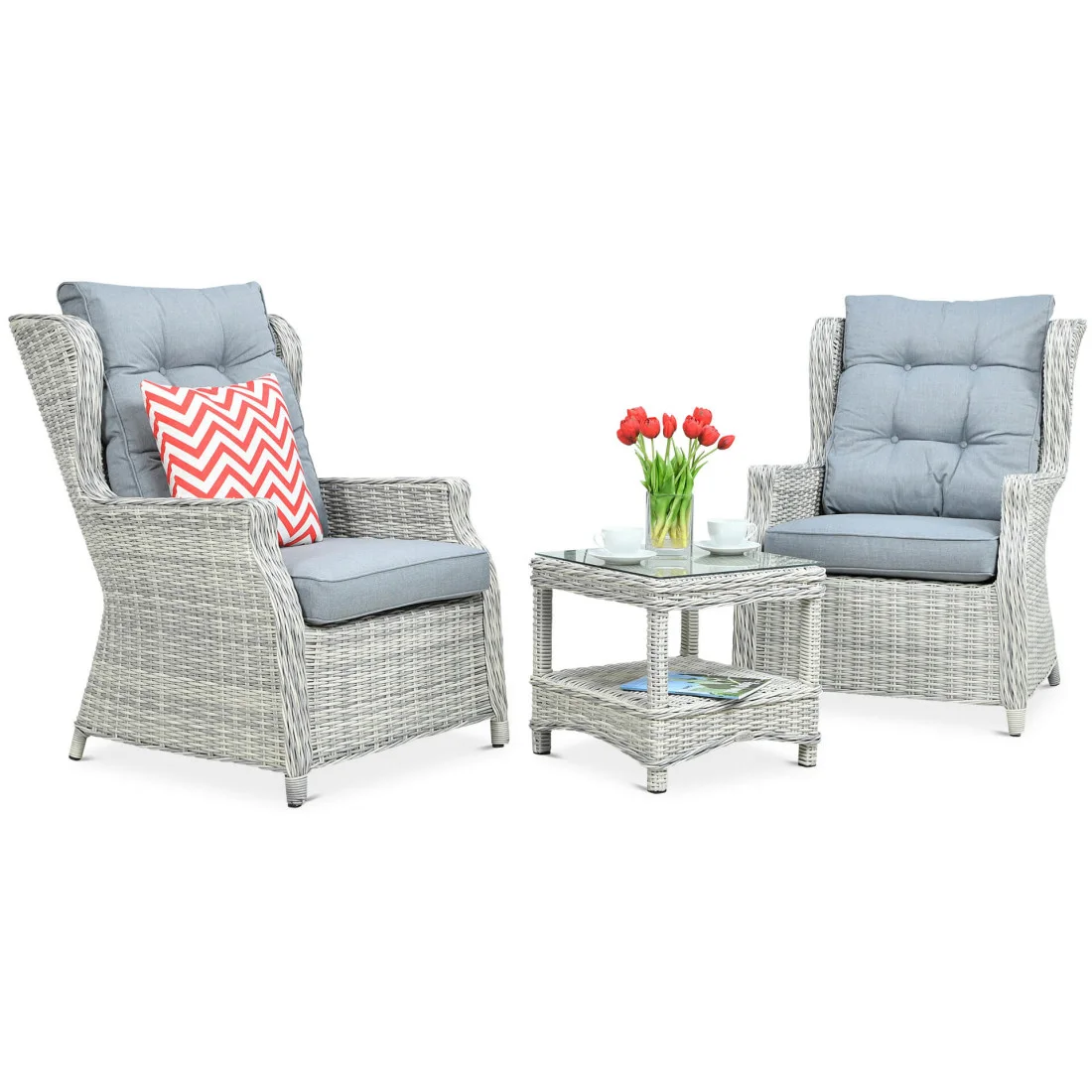 TRIVENTO DUO ZESTAW WHITE GREY (002629) - obrazek 2