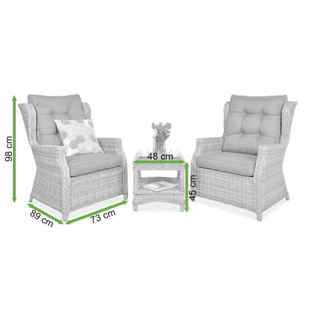 TRIVENTO DUO ZESTAW WHITE GREY (002629) - obrazek 12
