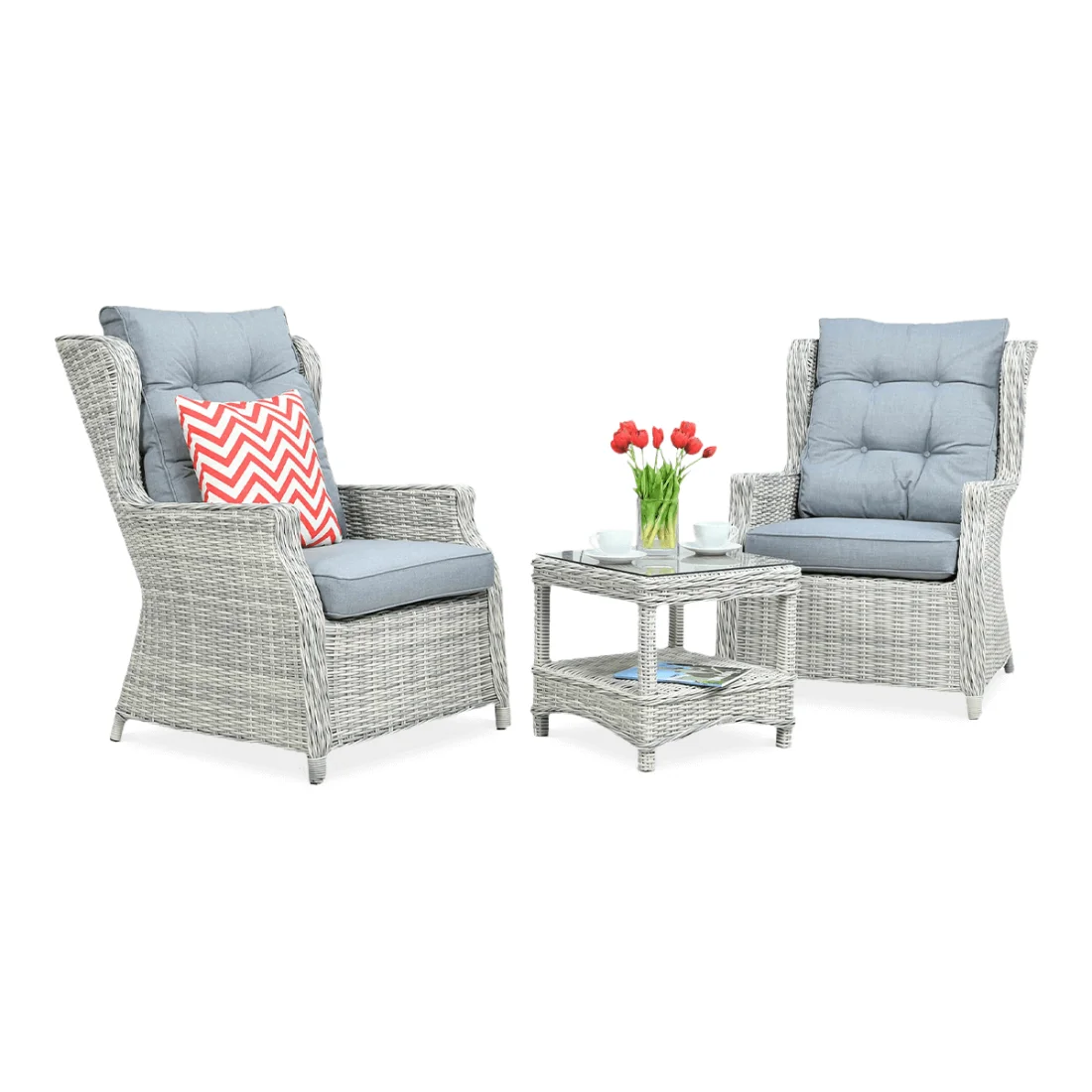 TRIVENTO DUO ZESTAW WHITE GREY (002629)