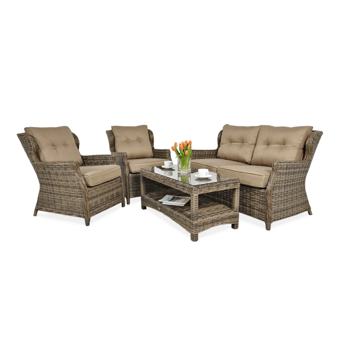 TRIVENTO II ZESTAW BROWN (001596)