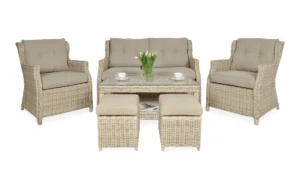 TRIVENTO II ZESTAW+PUFY BEIGE (002430)