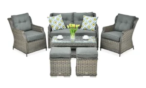 TRIVENTO II ZESTAW+PUFY MELANGE (002372)