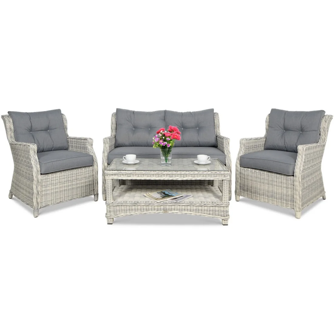 TRIVENTO II ZESTAW WHITE GREY (002632) - obrazek 3