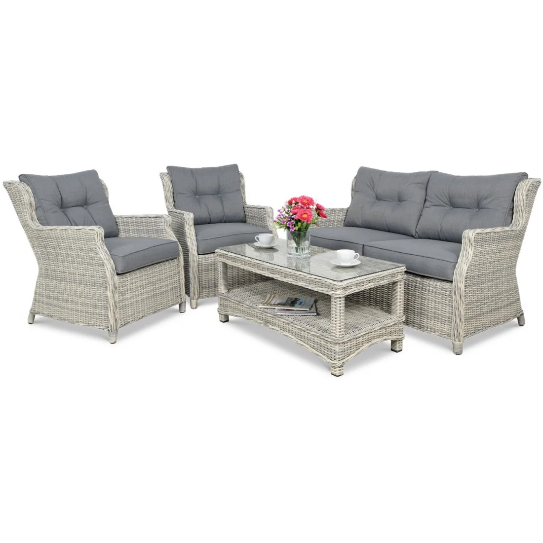 TRIVENTO II ZESTAW WHITE GREY (002632) - obrazek 2