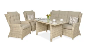 TRIVENTO III DINING ZESTAW BEIGE (002229)