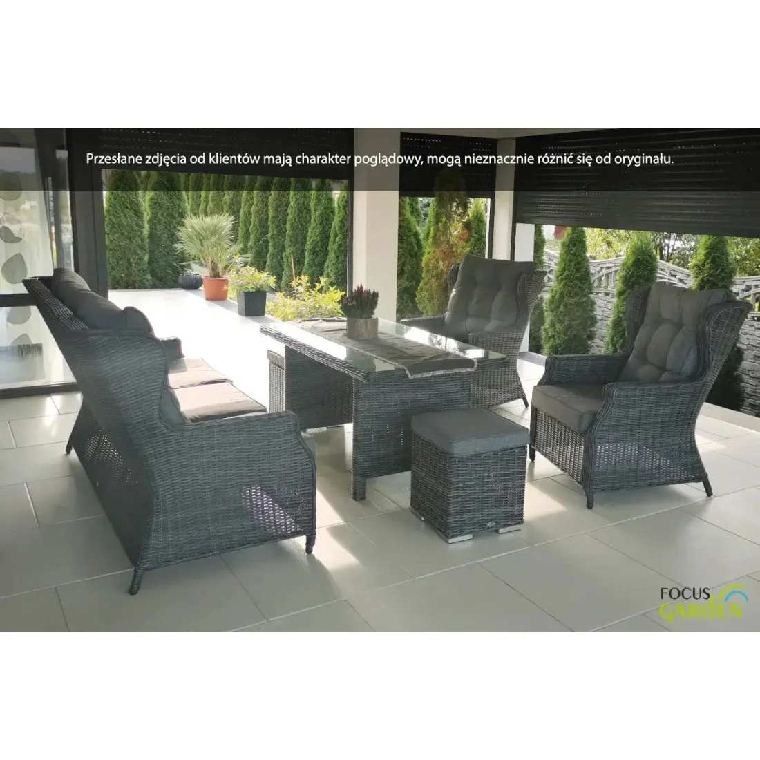 TRIVENTO III DINING ZESTAW DARK GREY (001868) - obrazek 10