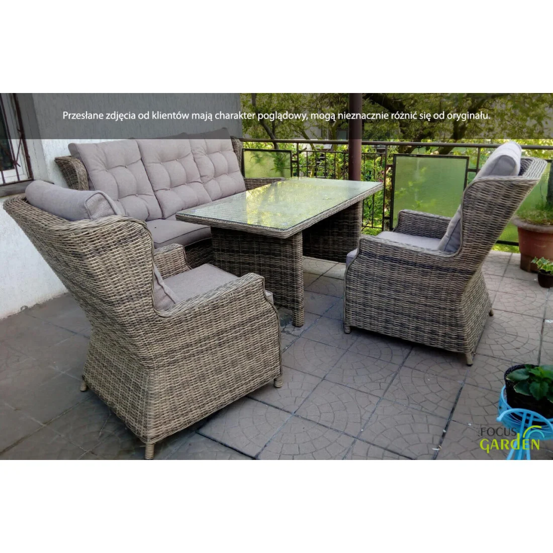 TRIVENTO III DINING ZESTAW DARK GREY (001868) - obrazek 14