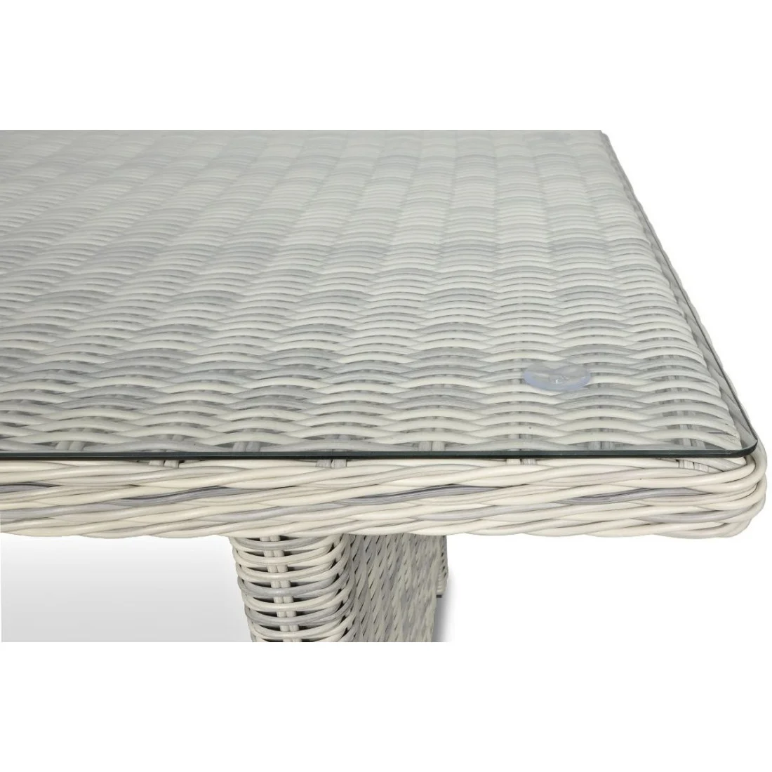 TRIVENTO III DINING ZESTAW+PUFY WHITE GREY (002503) - obrazek 11