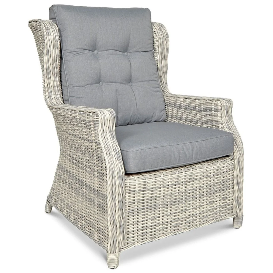 TRIVENTO III DINING ZESTAW+PUFY WHITE GREY (002503) - obrazek 6