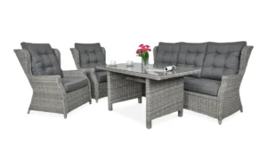 TRIVENTO III DINING ZESTAW STONE GREY (002627)