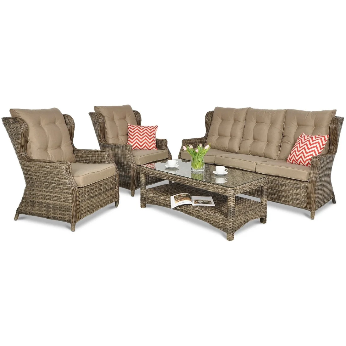 TRIVENTO III ZESTAW BROWN (001866) - obrazek 2
