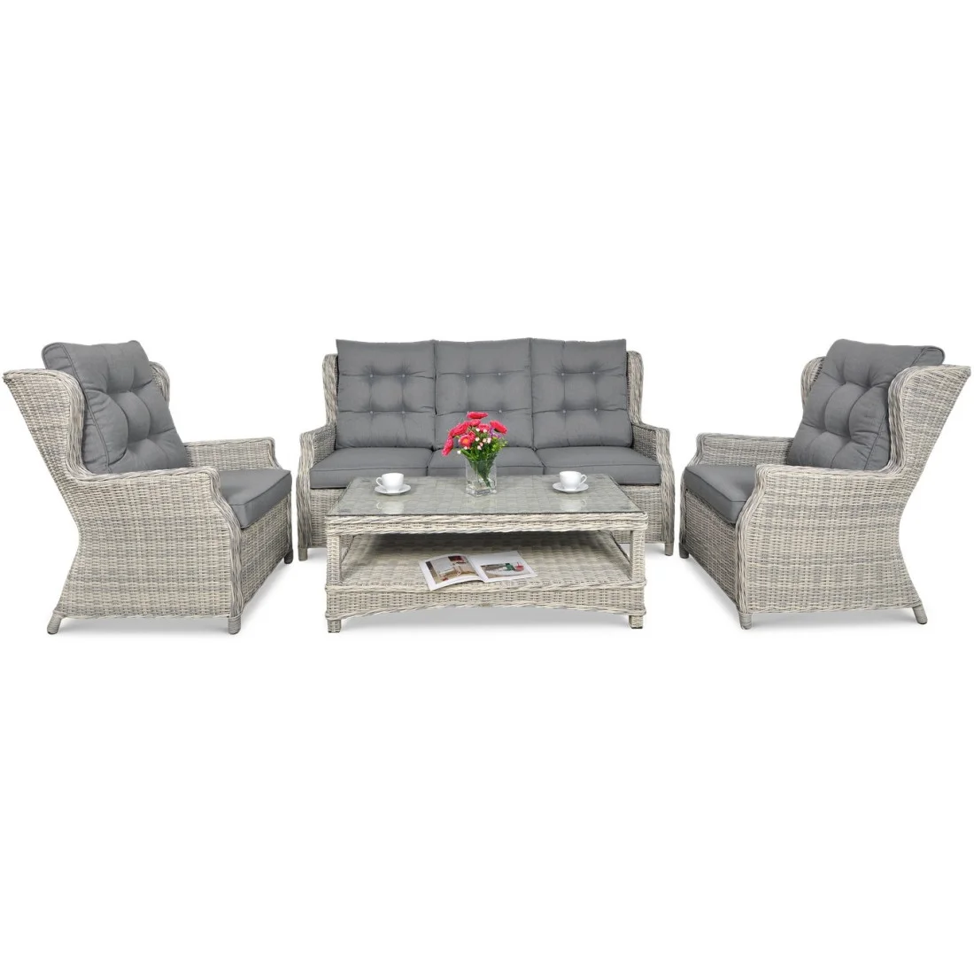 TRIVENTO III ZESTAW WHITE GREY (002635) - obrazek 4