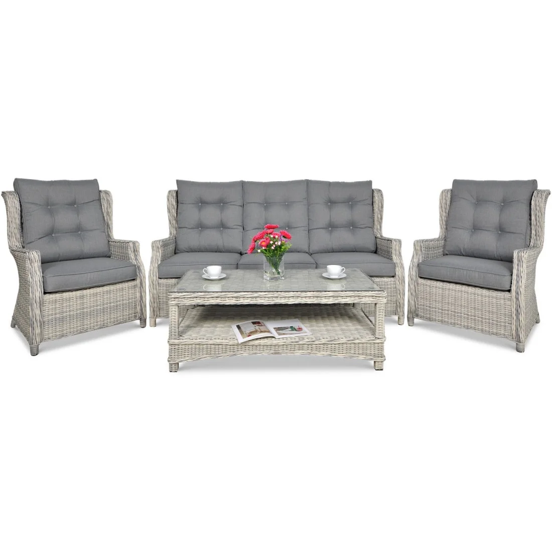 TRIVENTO III ZESTAW WHITE GREY (002635) - obrazek 3