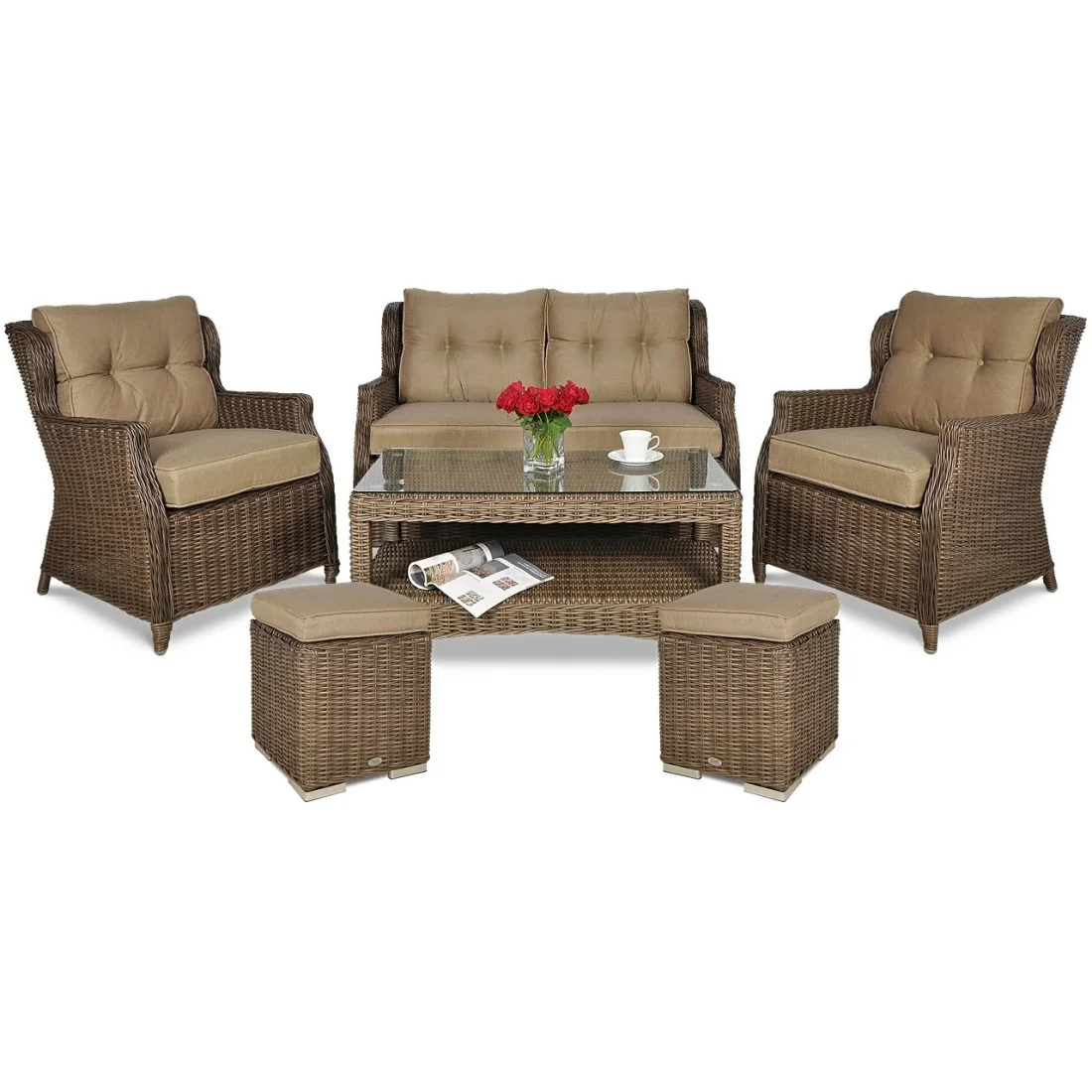 TRIVENTO PUFA BROWN (001604) - obrazek 3
