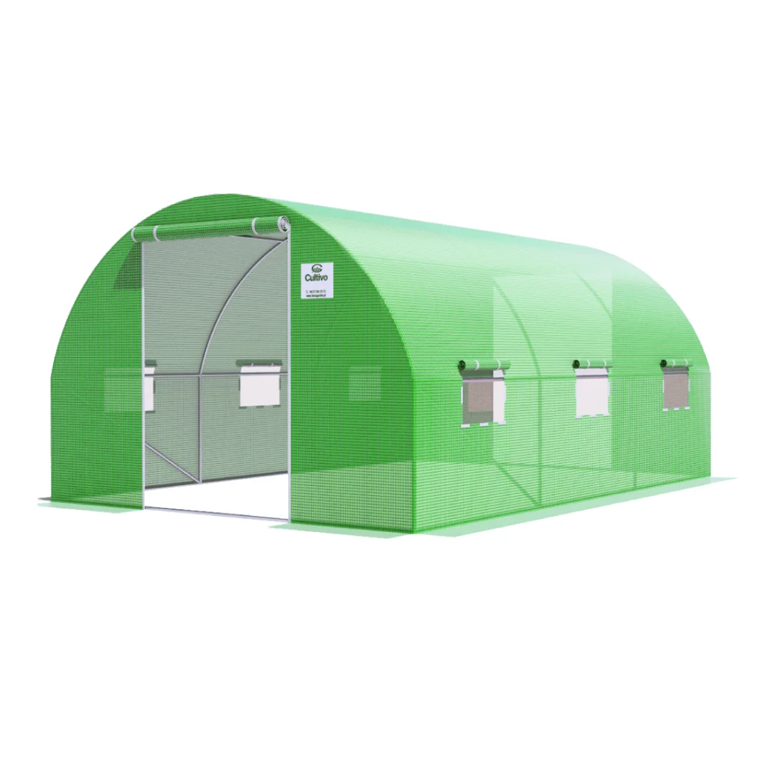 TUNEL 3x4.5 GREEN 2x DRZWI (003324)