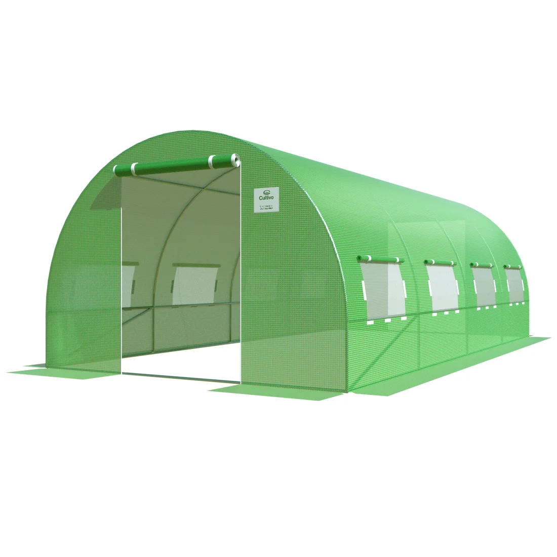 TUNEL 3x6 GREEN 2x DRZWI (002956) - obrazek 6