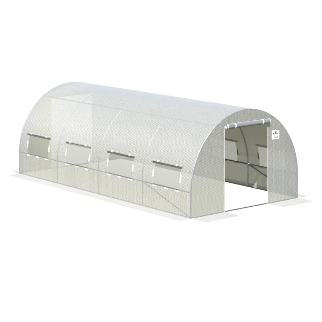 TUNEL 3x6 WHITE 2x DRZWI (002955)