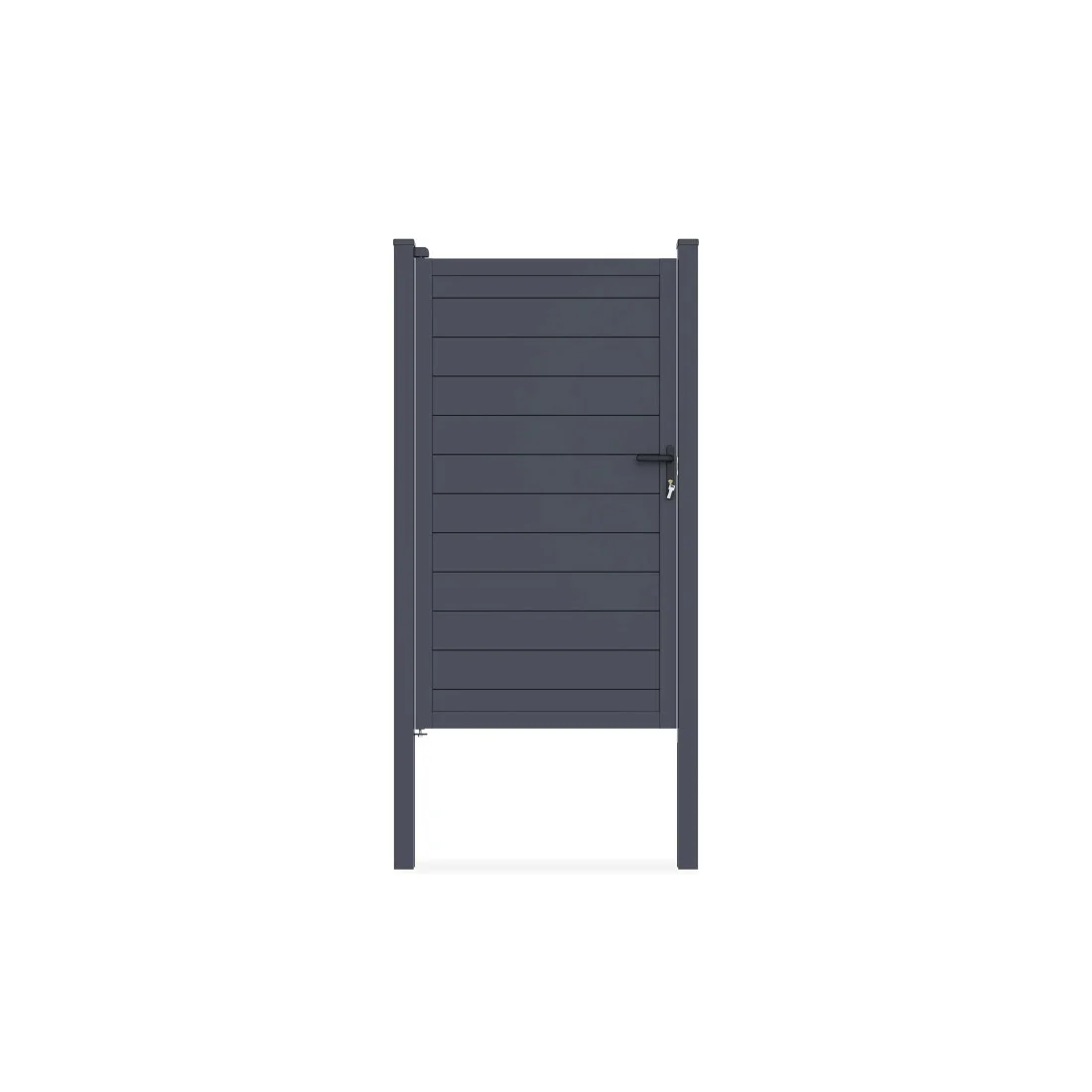 URBAN/CITY FURTKA OGRODZENIOWA PODŁOŻE MIĘKKIE ANTHRACITE (009667) - obrazek 5