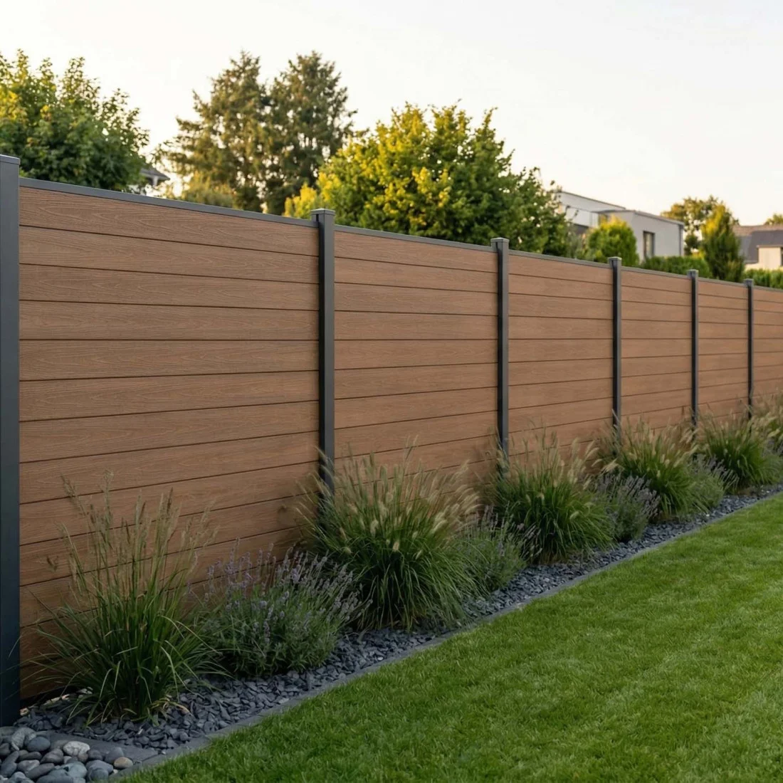 URBAN PRZĘSŁO OGRODZENIOWE 1.8M PODŁOŻE MIĘKKIE TEAK (009651) - obrazek 2