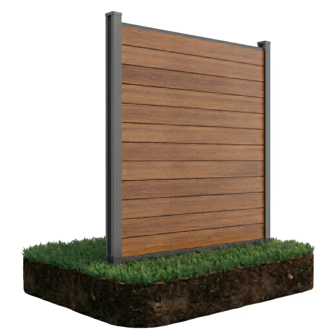URBAN PRZĘSŁO OGRODZENIOWE 1.8M PODŁOŻE MIĘKKIE TEAK (009651)