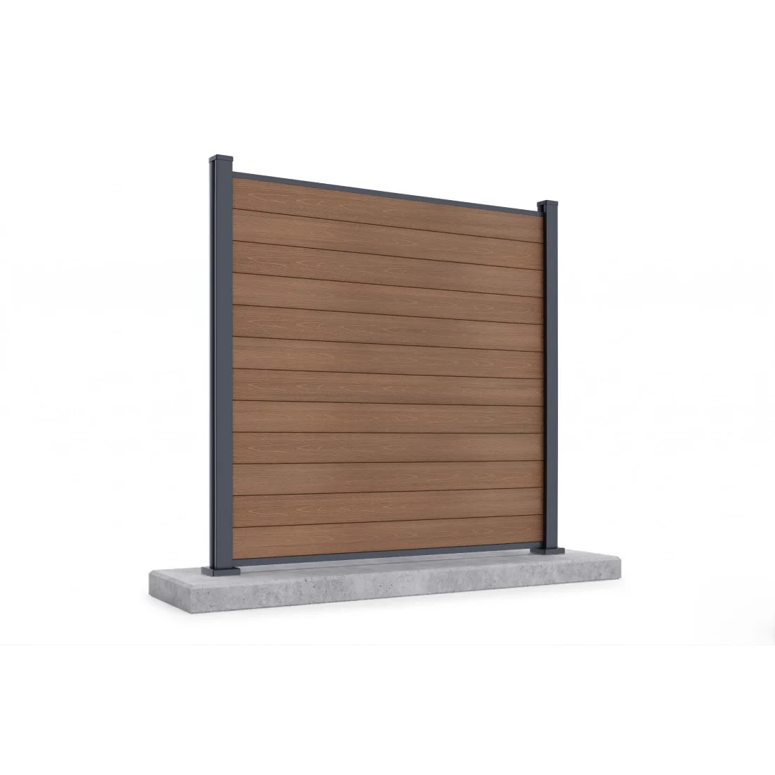 URBAN PRZĘSŁO OGRODZENIOWE 1.8M PODŁOŻE TWARDE TEAK (009648)