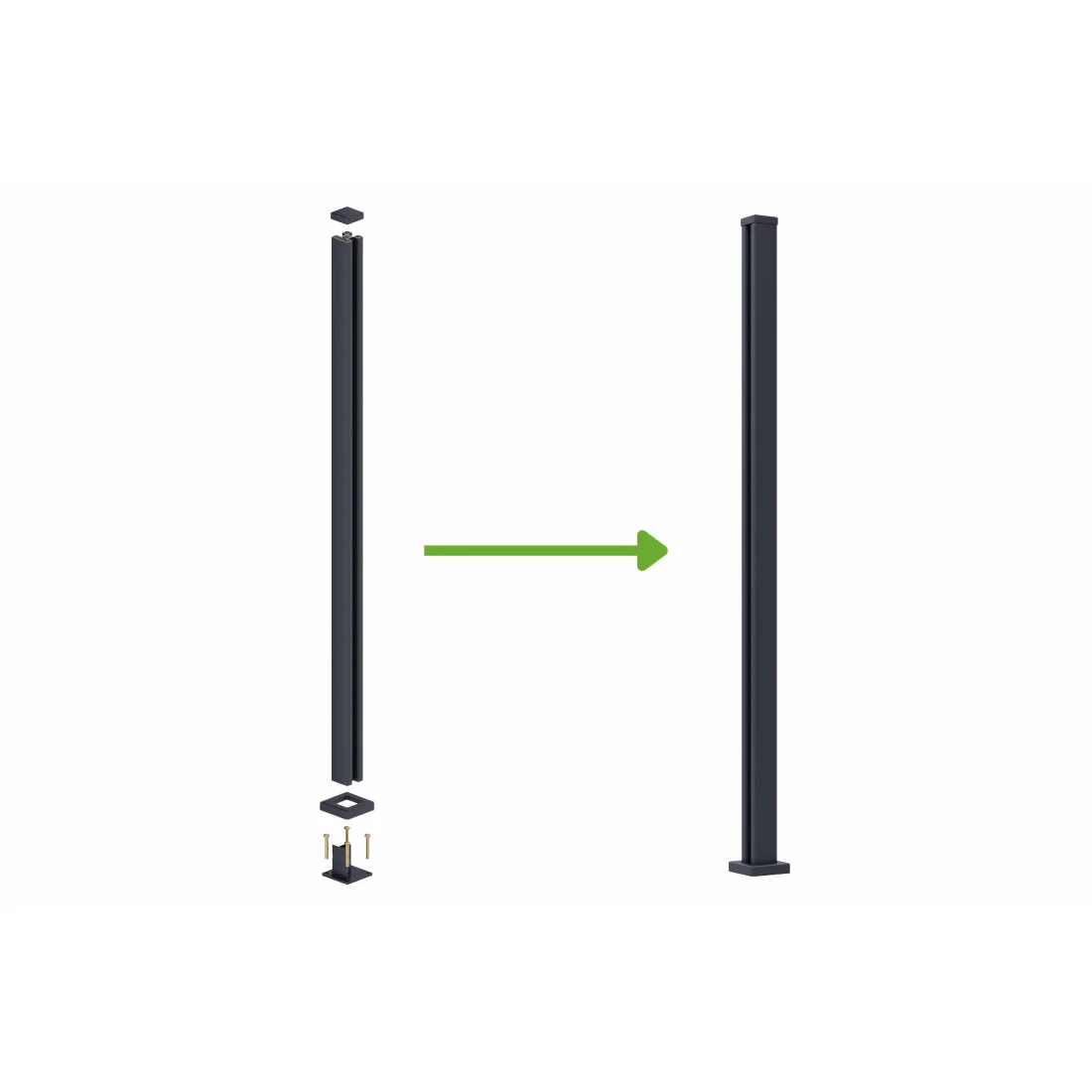 URBAN PRZĘSŁO OGRODZENIOWE 1.8M PODŁOŻE TWARDE TEAK (009648) - obrazek 11