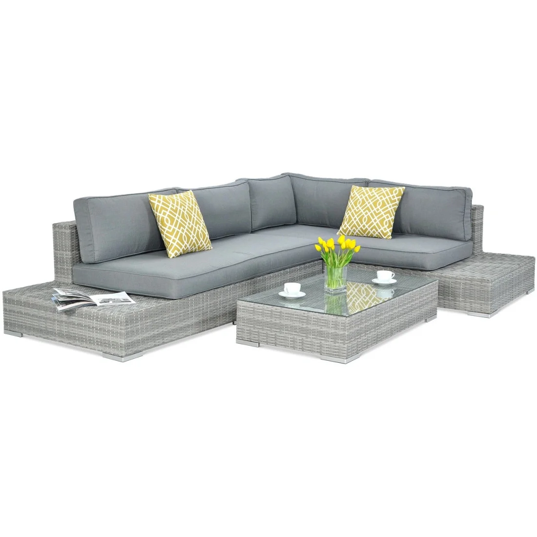 VERONA BASIC NAROŻNIK STONE GREY (003035) - obrazek 4