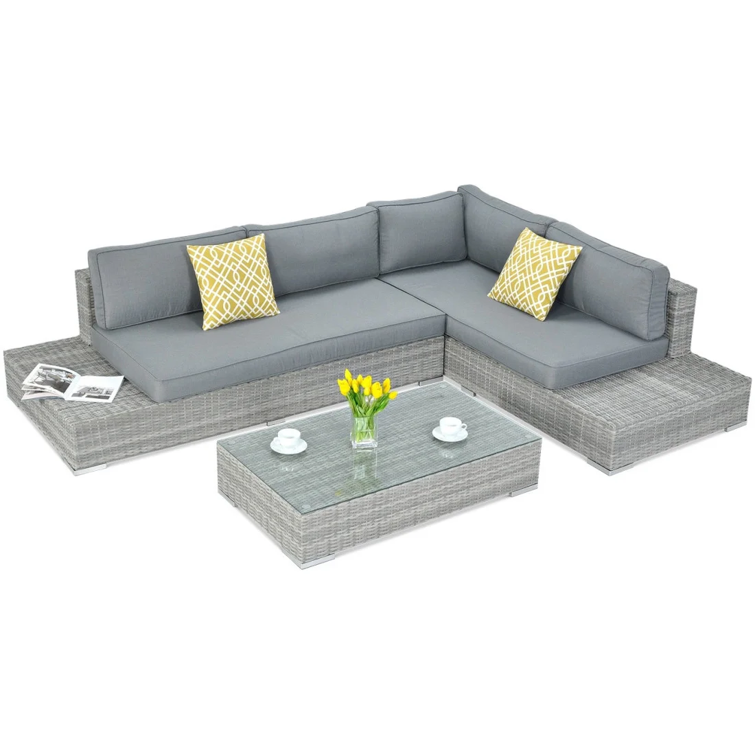 VERONA BASIC NAROŻNIK STONE GREY (003035) - obrazek 2