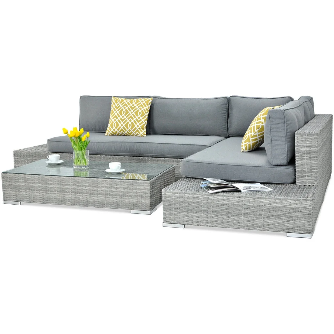 VERONA BASIC NAROŻNIK STONE GREY (003035) - obrazek 5