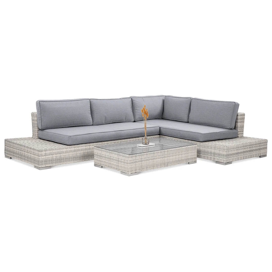 VERONA BASIC NAROŻNIK WHITE GREY (003427) - obrazek 4