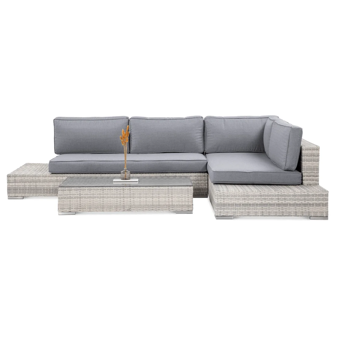VERONA BASIC NAROŻNIK WHITE GREY (003427) - obrazek 5