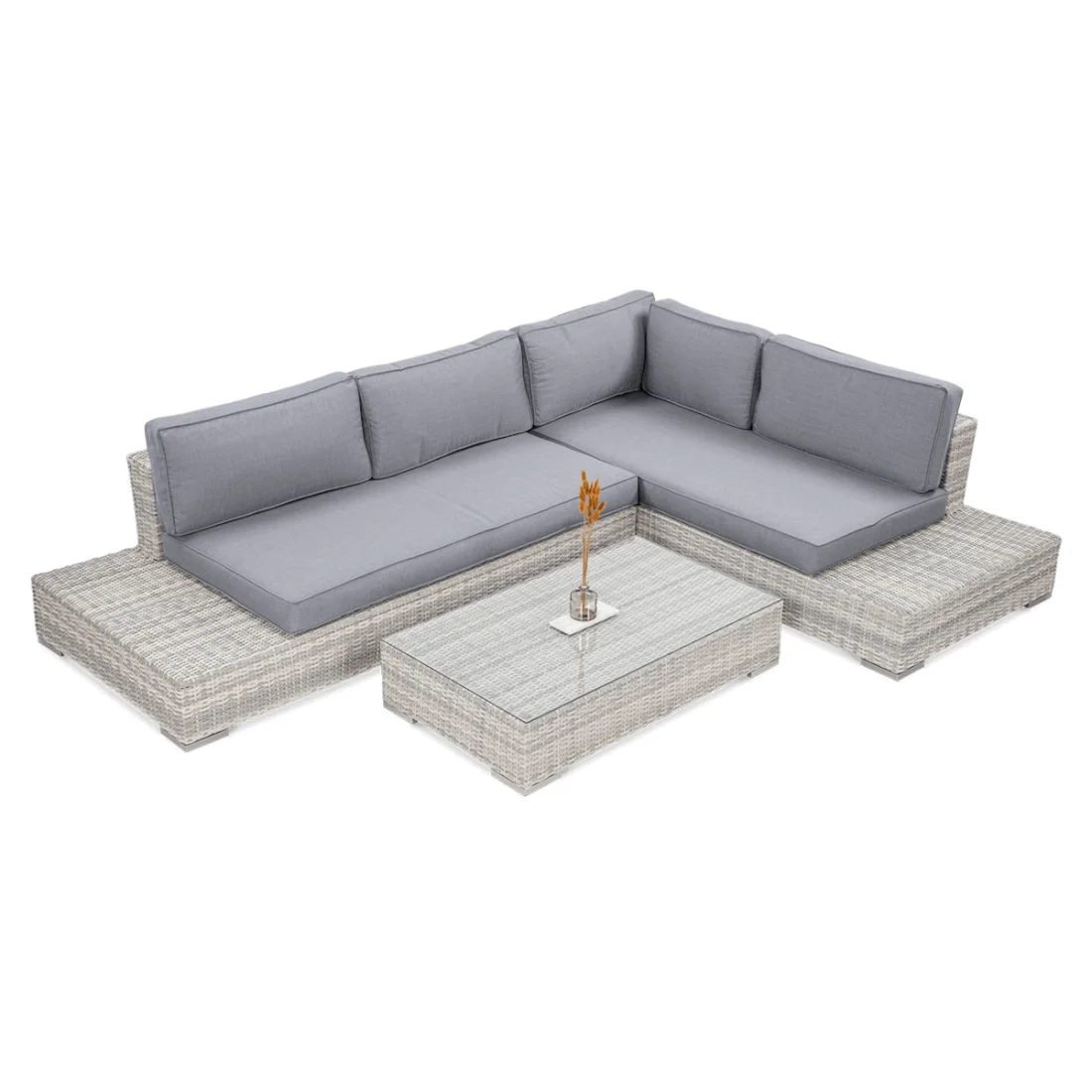 VERONA BASIC NAROŻNIK WHITE GREY (003427)