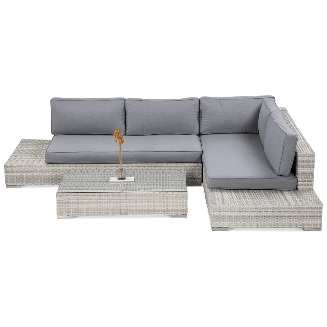 VERONA BASIC NAROŻNIK WHITE GREY (003427) - obrazek 3