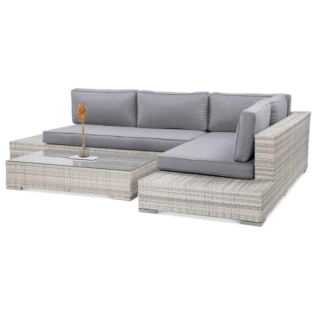 VERONA BASIC NAROŻNIK WHITE GREY (003427) - obrazek 6