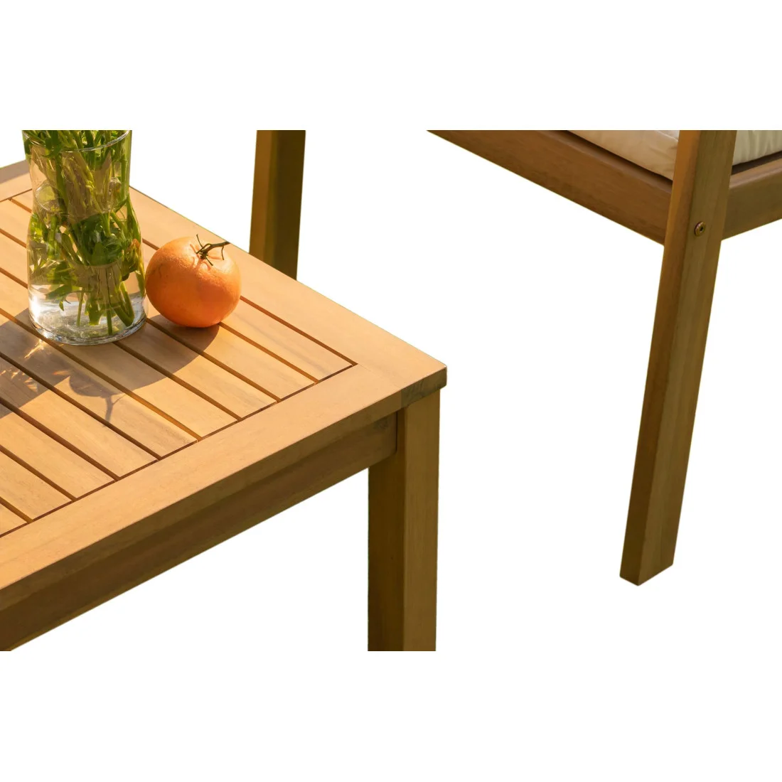 VIKA CAFFE ZESTAW ACACIA WOOD (008107) - obrazek 7