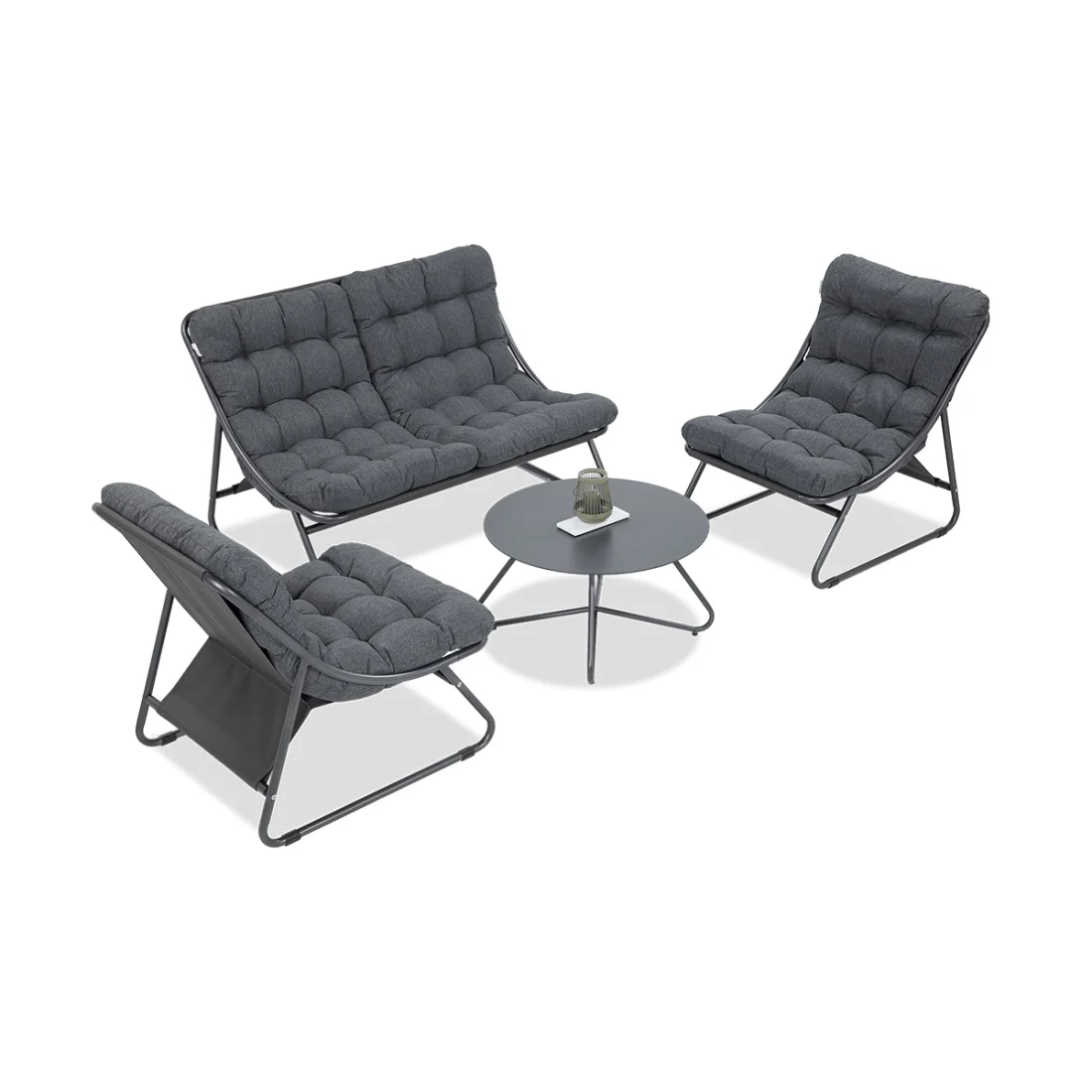 VISTA CAFFE ZESTAW DARK GREY (005748)